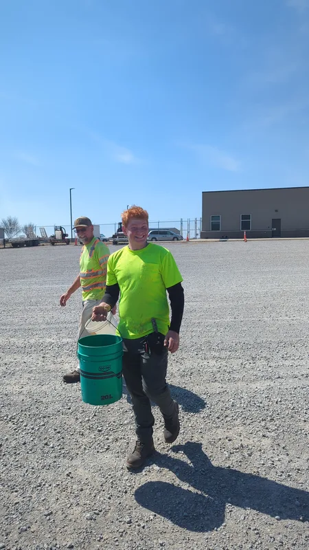 Trash pickup prior to mowing